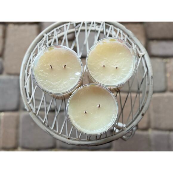 Gold canyon candles Easter wrap Plum Dandy scented Set of 3 Hard to find - Picture 3 of 4